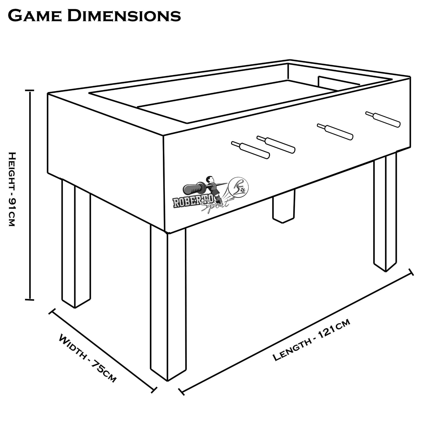 Roberto Sport Game Table Football - House of Leisure