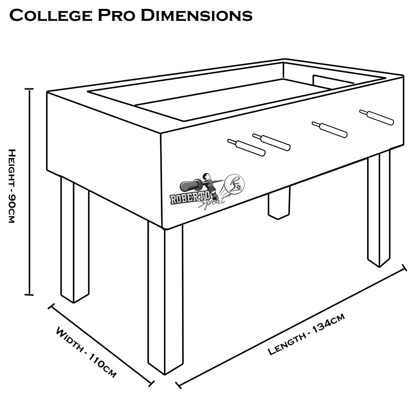 Roberto Sport College Pro Football Table - House of Leisure