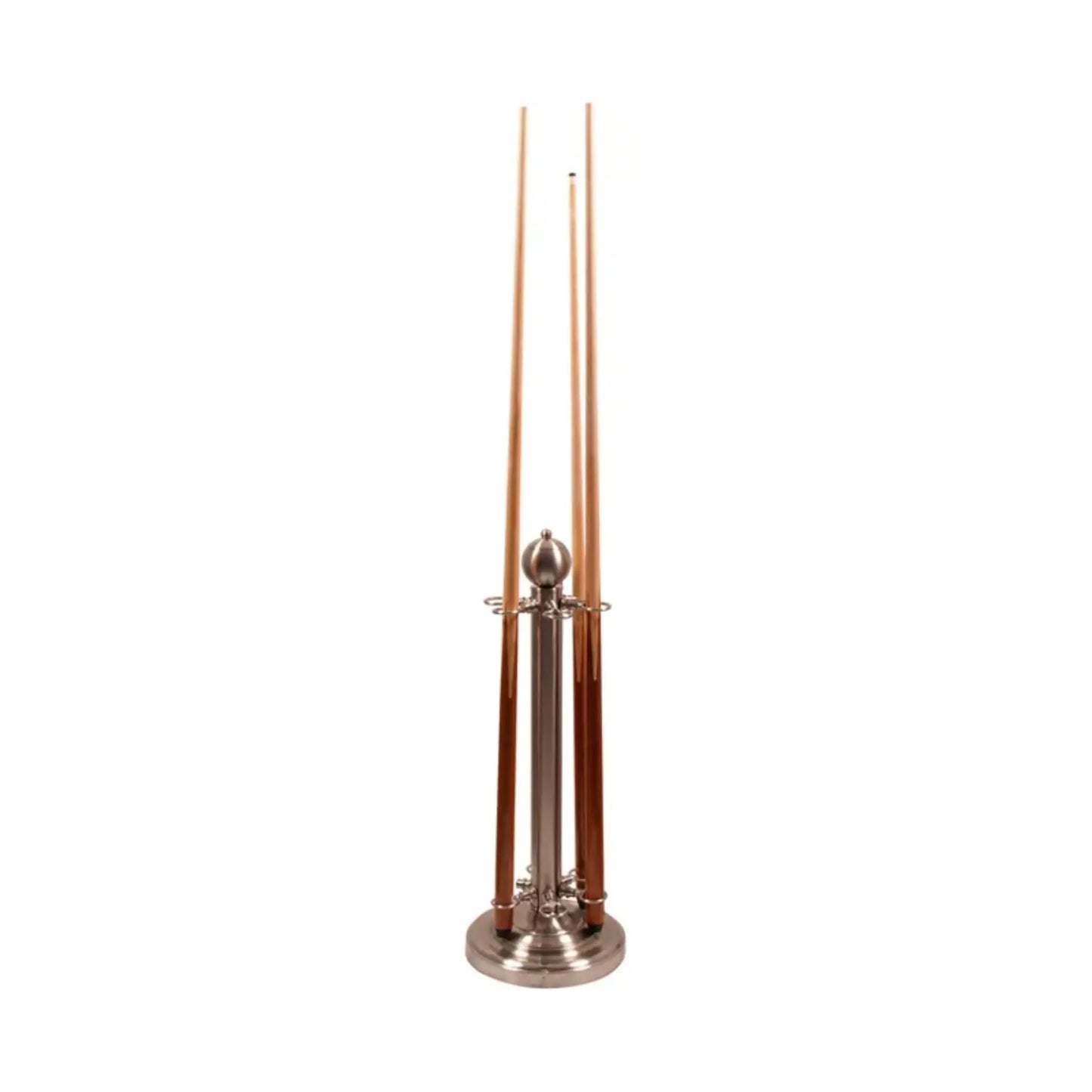 Brushed Steel Cue Stand For 6 Cues - House of Leisure