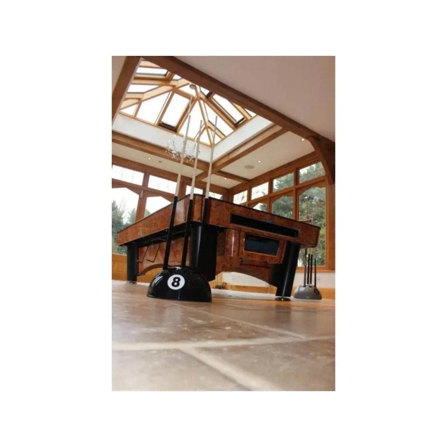 8 Ball Cue Stand For Up To 9 Cues - House of Leisure