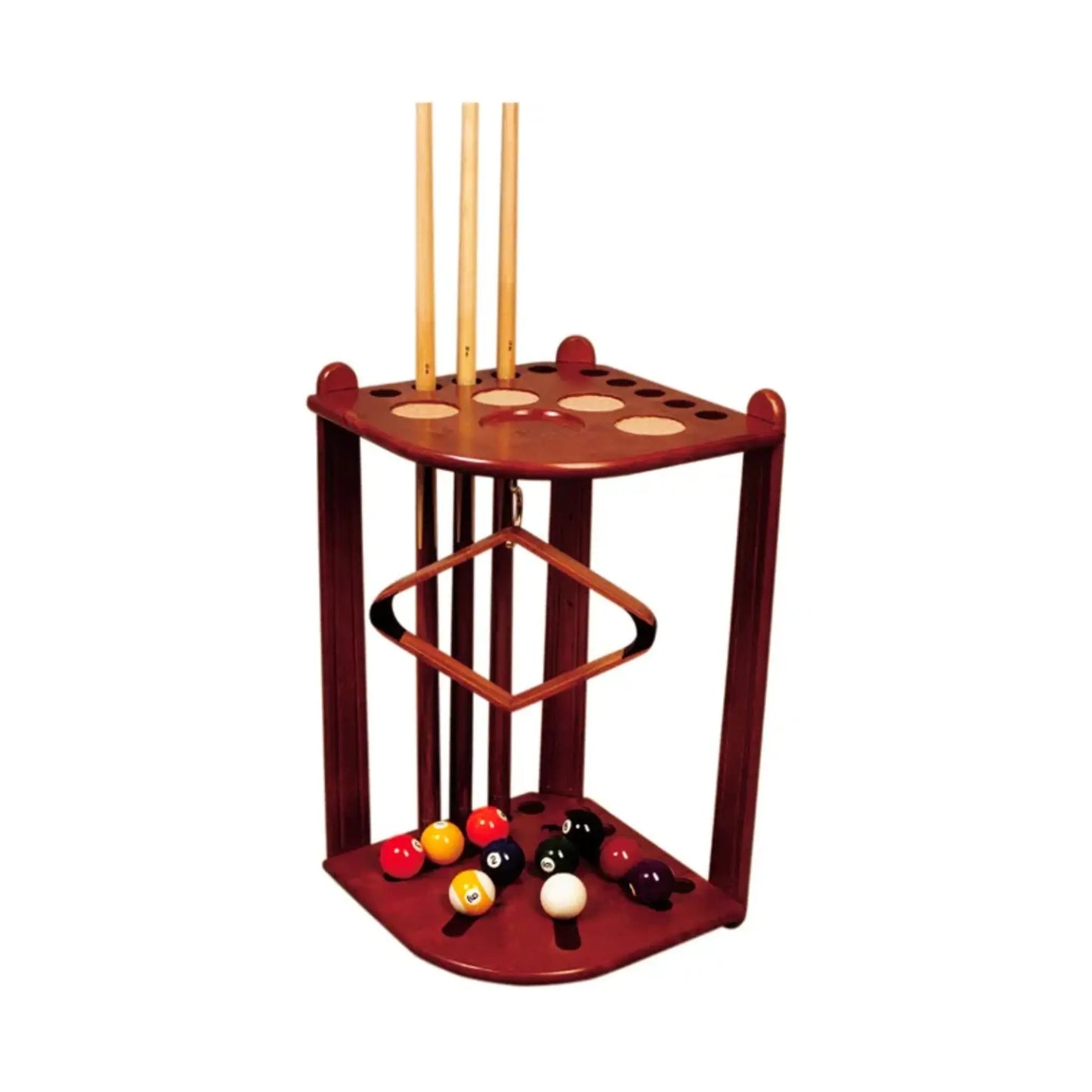 Corner Cue Stand For 10 Cues - House of Leisure