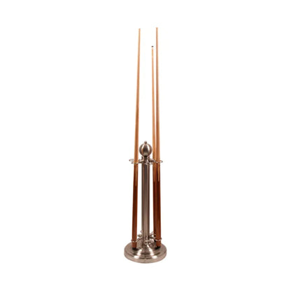 Brushed Steel Cue Stand For 6 Cues