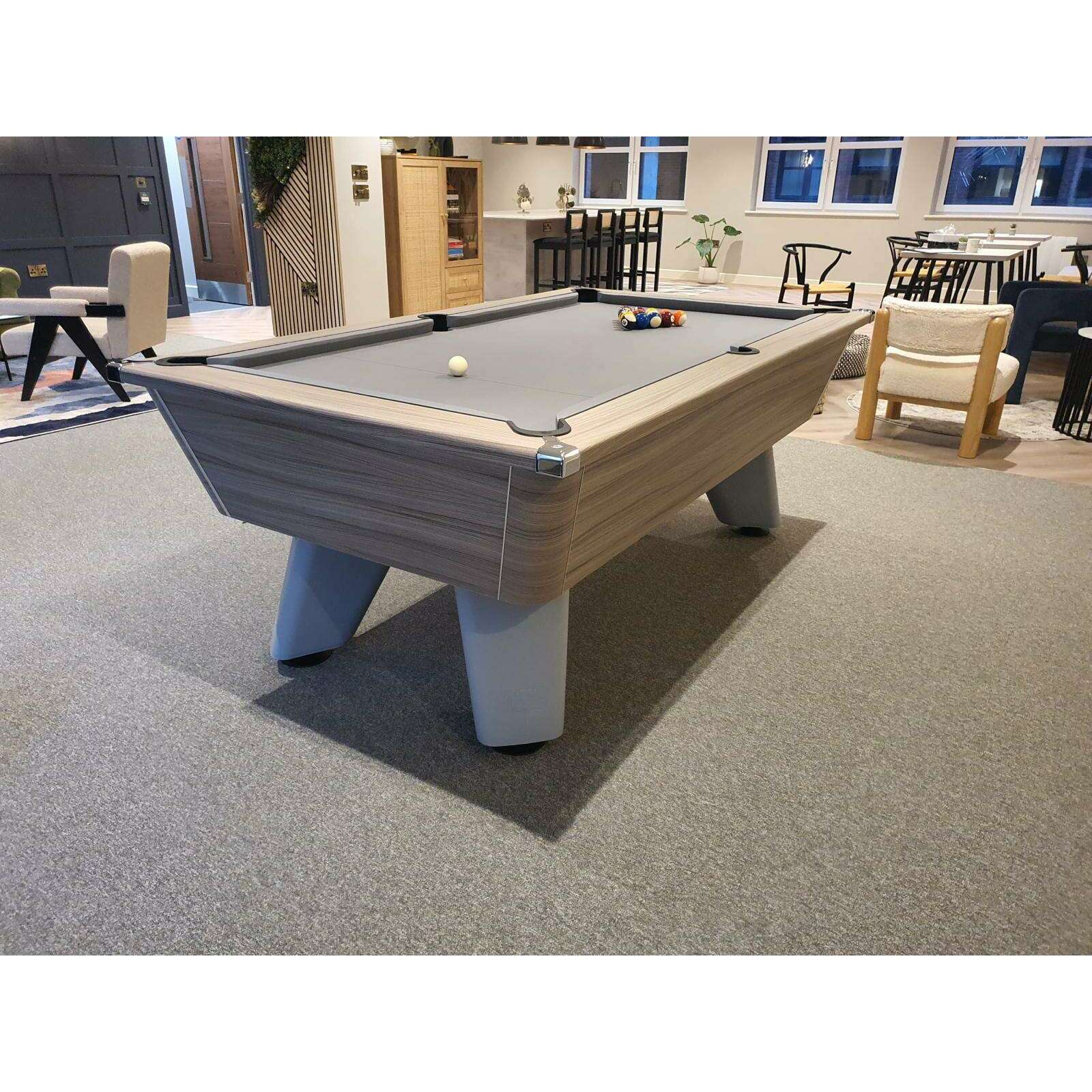 Cry Wolf Slate Bed Indoor Pool Table - Driftwood,Pool Table,Cry Wolf,Home of Leisure[colour]