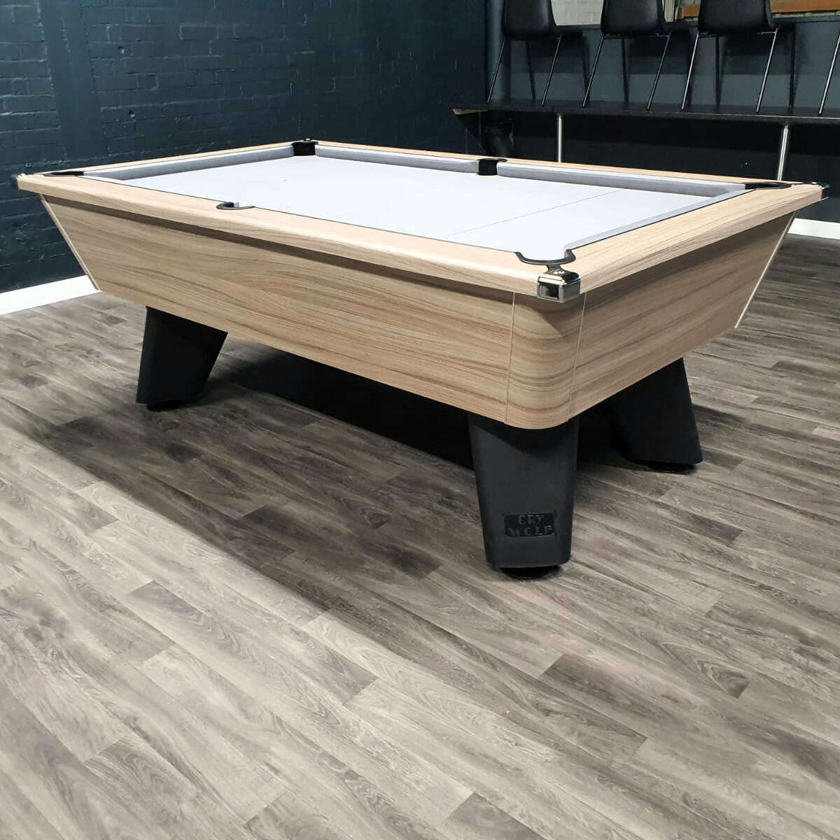 Cry Wolf Slate Bed Indoor Pool Table - Driftwood,Pool Table,Cry Wolf,Home of Leisure[colour]