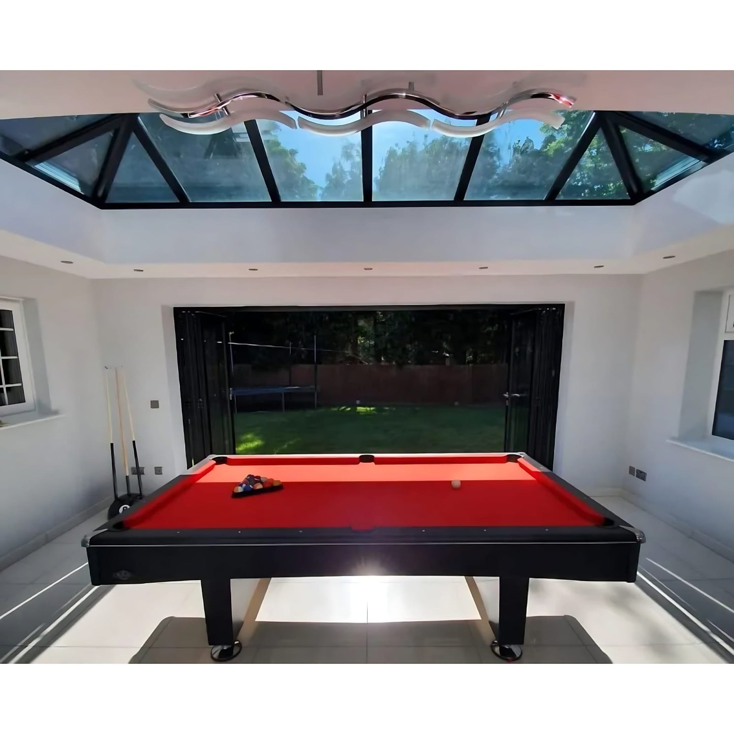 Buffalo Eliminator II American Slate Bed Pool Table - Black - 6ft, 7ft, 8ft & 9ft Buffalo