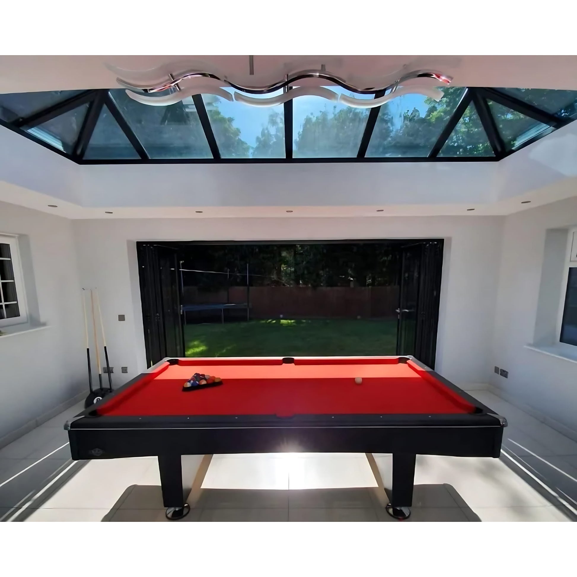 Buffalo Eliminator II American Slate Bed Pool Table - Black - 6ft, 7ft, 8ft & 9ft Buffalo