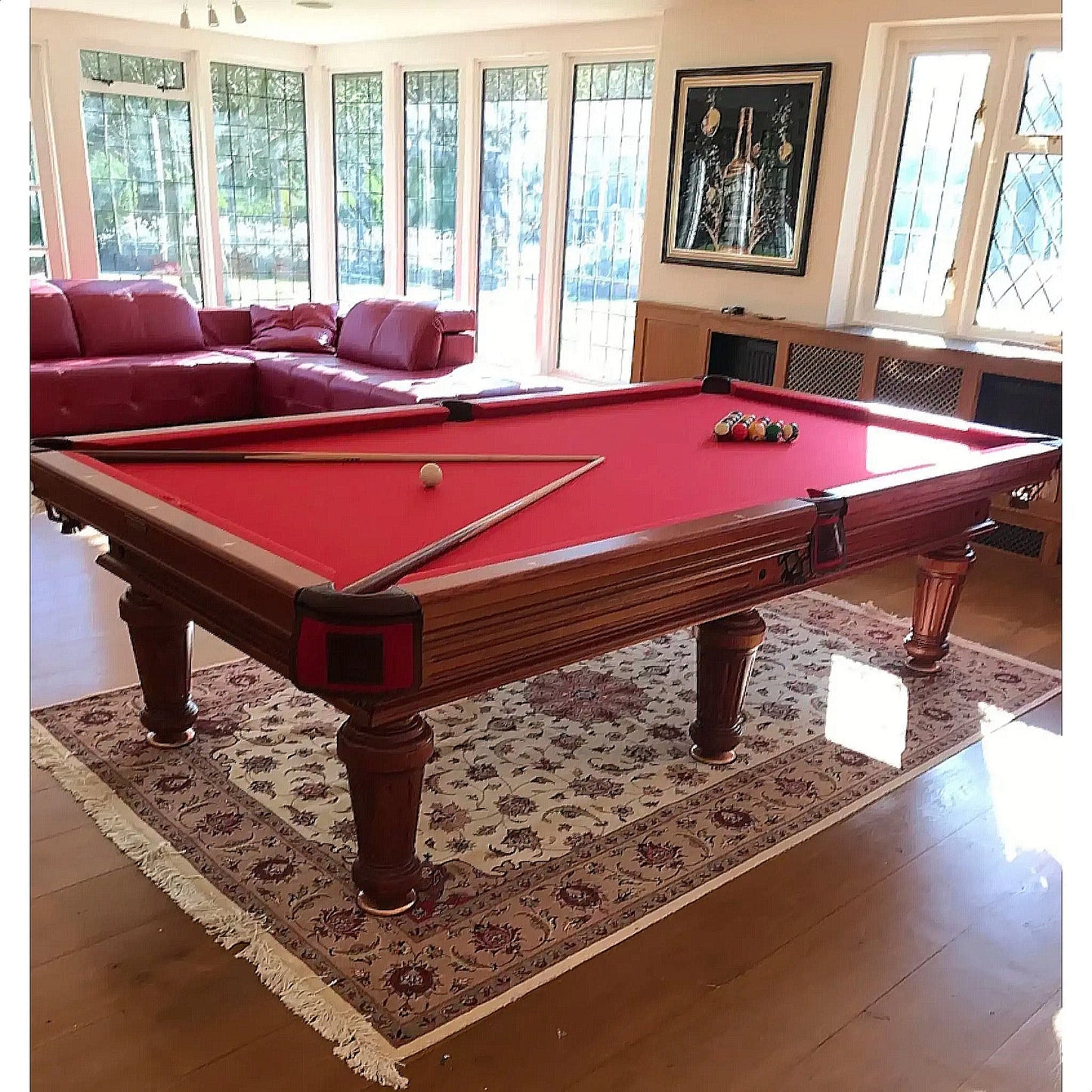 SAM Regenta Slate Bed 9ft Pool Table SAM