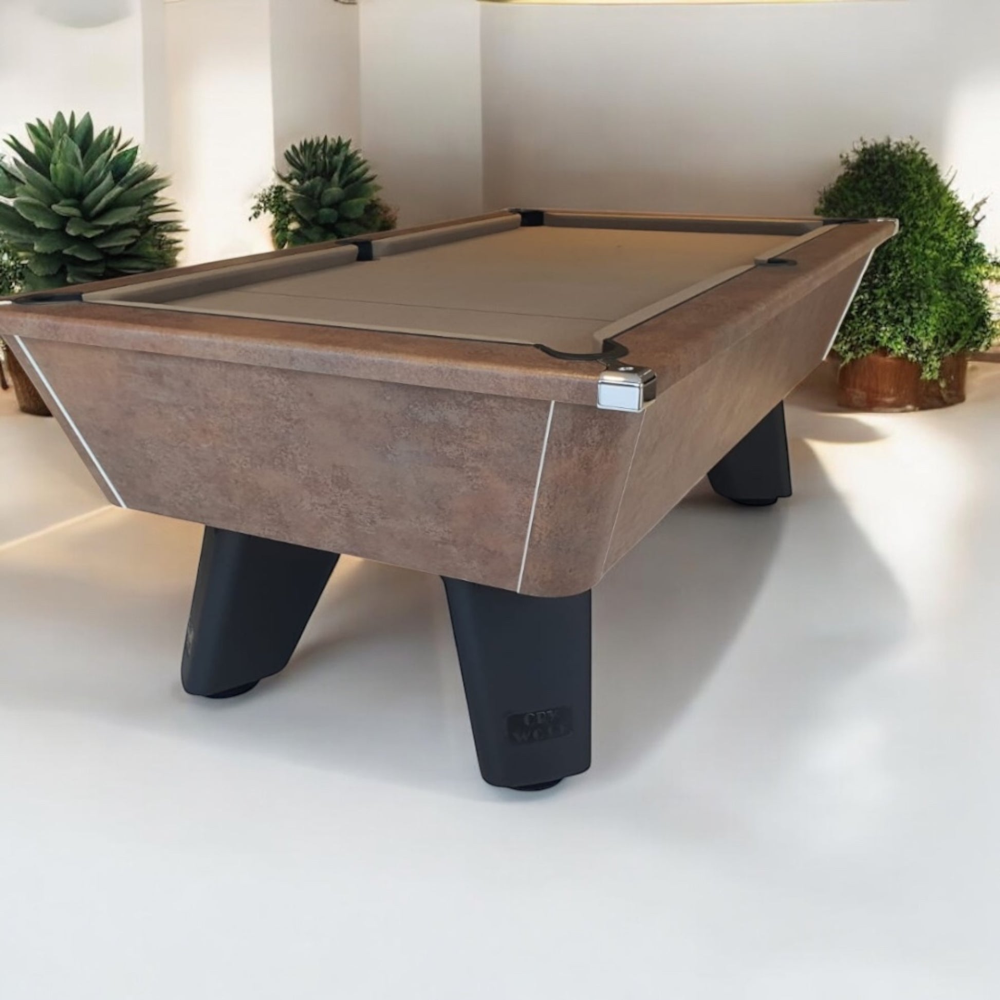 Cry Wolf Outdoor Slate Bed Pool Table - Italian Bronze - 6ft & 7ft Cry Wolf