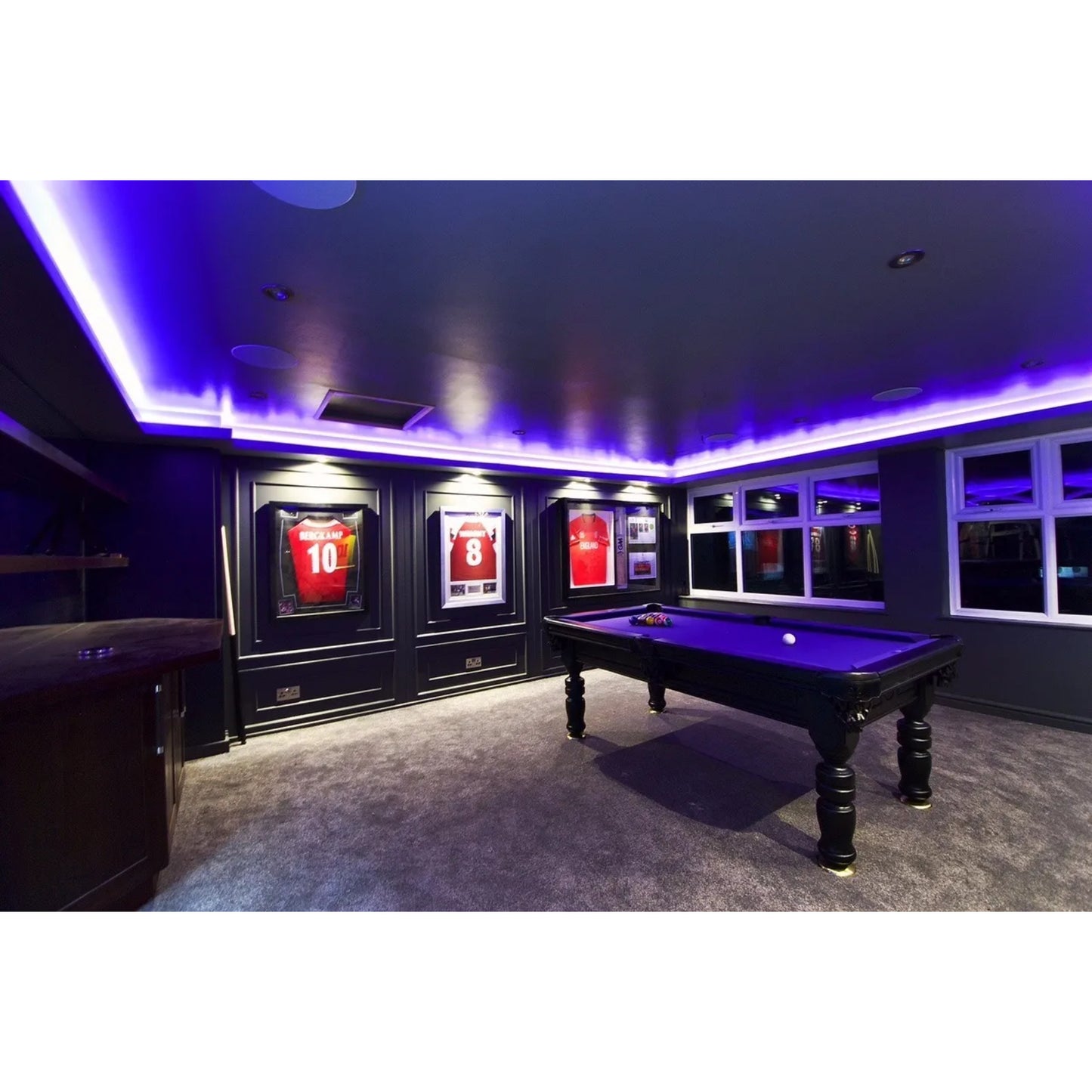 SAM Madrid Slate Bed American Pool Table - 6ft, 7ft & 8ft