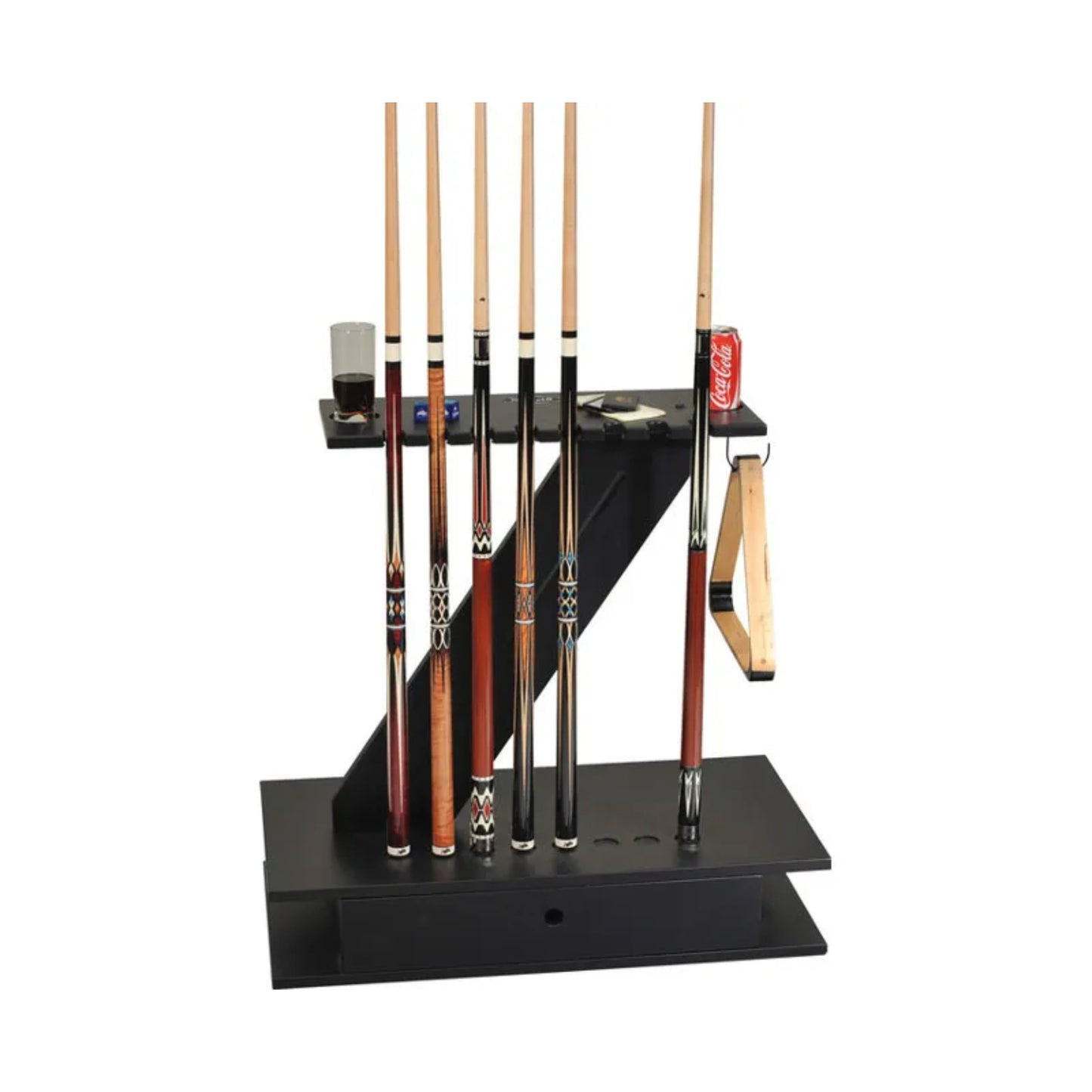 Z Cue Stand In Black Holds 8 Cues