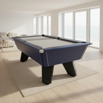 Cry Wolf Slate Bed Indoor Pool Table - Midnight Blue - 6ft & 7ft