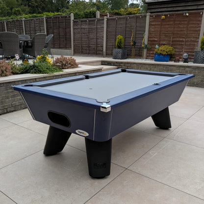 Cry Wolf Outdoor Slate Bed Pool Table - Midnight Blue - 6ft & 7ft Cry Wolf
