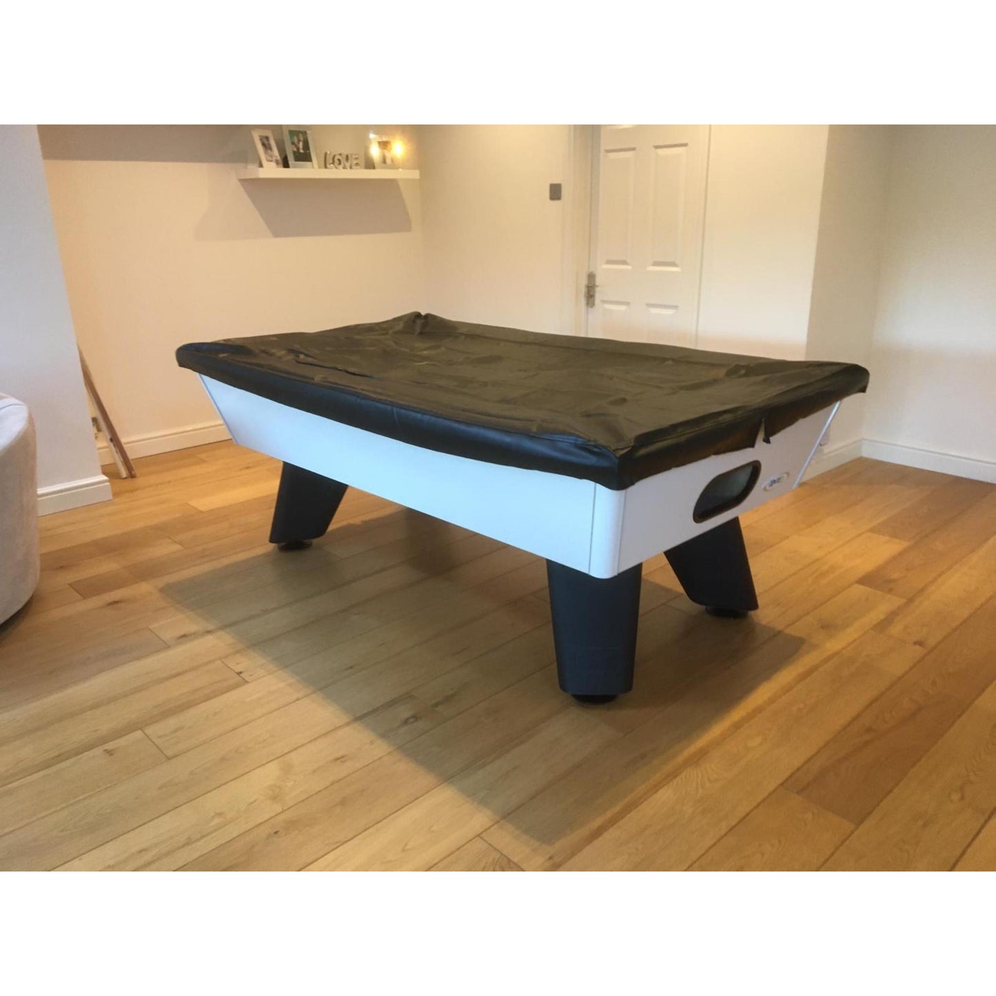 Geordie Pool Heavy Duty Indoor Pool Table Cover - Black - 7ft