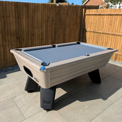 Cry Wolf Outdoor Slate Bed Pool Table - Driftwood - 6ft & 7ft Cry Wolf