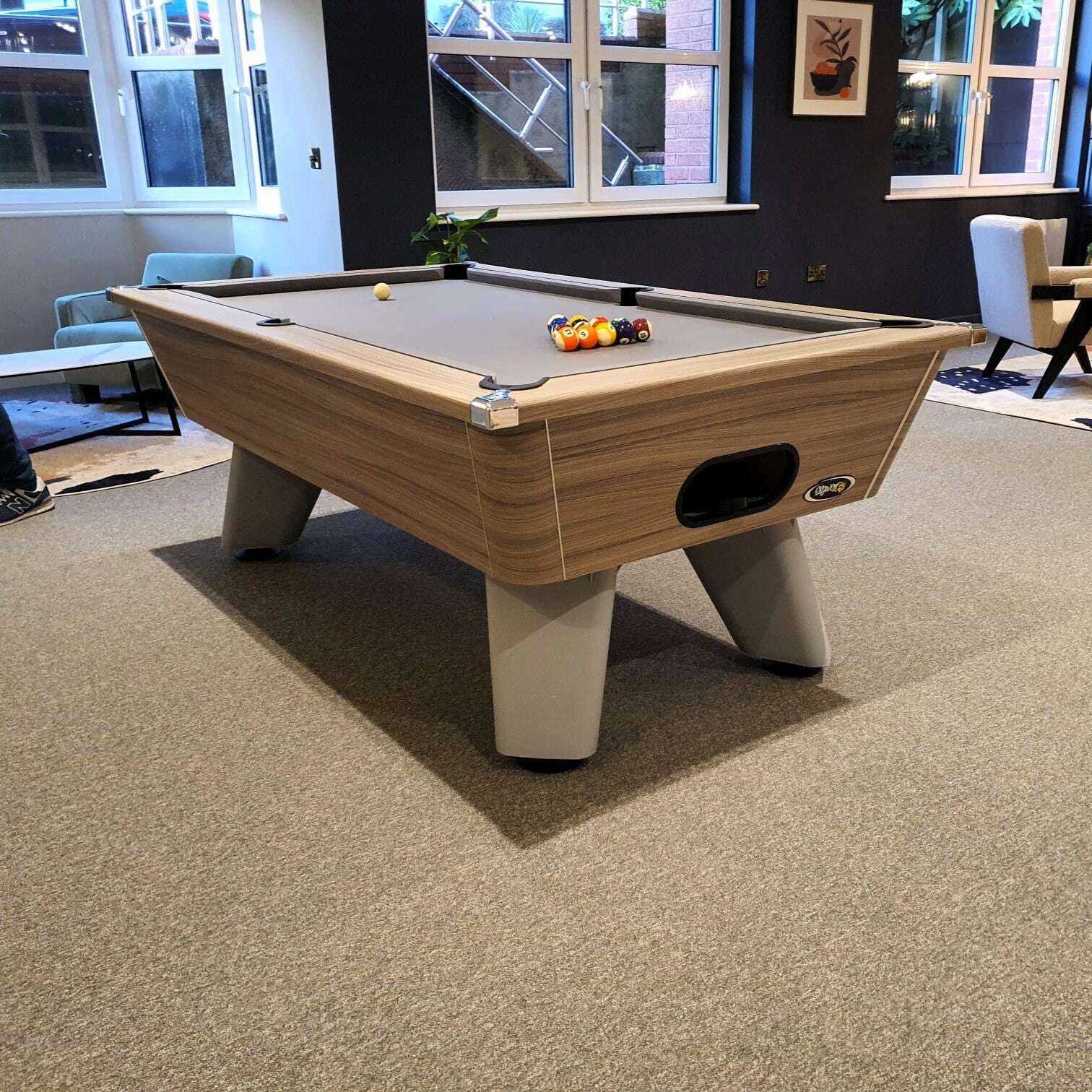 Cry Wolf Slate Bed Indoor Pool Table - Driftwood,Pool Table,Cry Wolf,Home of Leisure[colour]