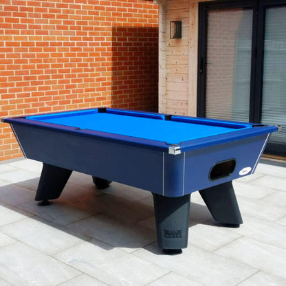 Cry Wolf Outdoor Slate Bed Pool Table - Midnight Blue - 6ft & 7ft Cry Wolf