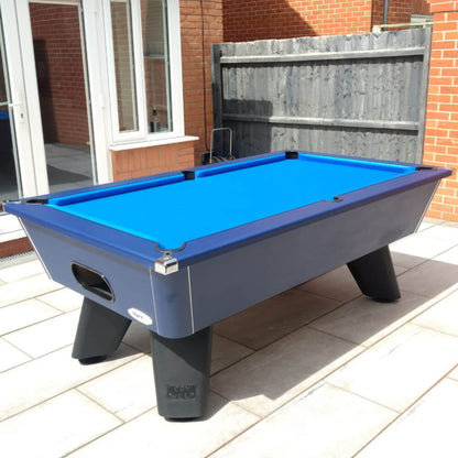 Cry Wolf Outdoor Slate Bed Pool Table - Midnight Blue - 6ft & 7ft Cry Wolf